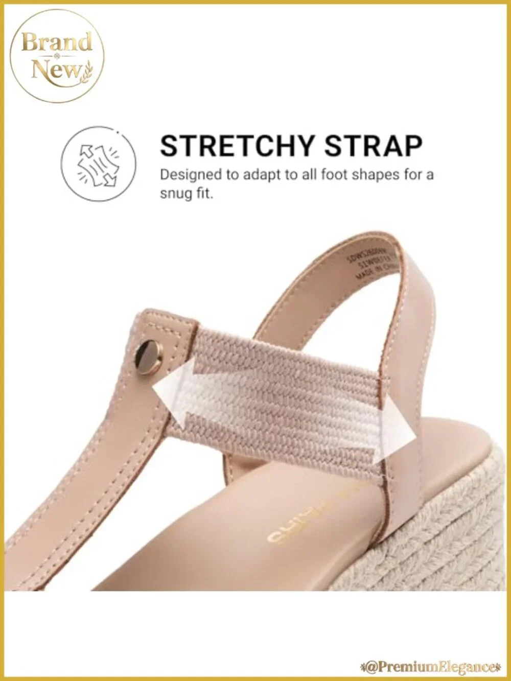 Women's Espadrilles Platform Wedge Sandals with Arch Support